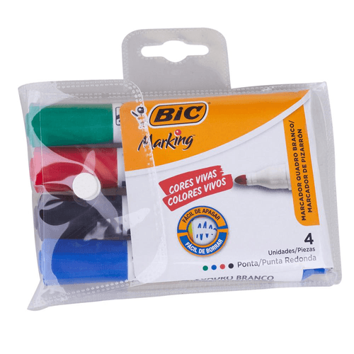MARCADOR-QUADRO-BCO-BIC-4UN-SORT MARCADOR-QUADRO-BCO-BIC-4UN-SORT