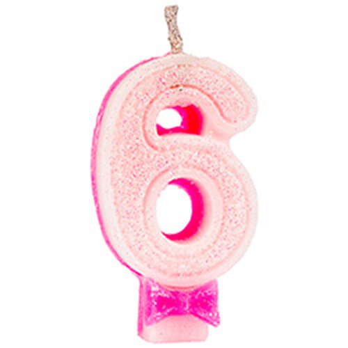 Vela-de-Aniversario-Regina-Super-Glitter-Rosa-Nº-6-Unidade