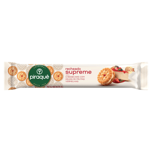 Biscoito-Recheio-Cheesecake-com-Geleia-de-Frutas-Vermelhas-Piraque-Supreme-Pacote-80g