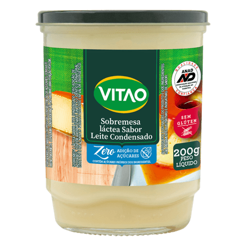 Sobremesa-Lactea-Leite-Condensado-sem-Adicao-de-Acucar-Vitao-Vidro-200g