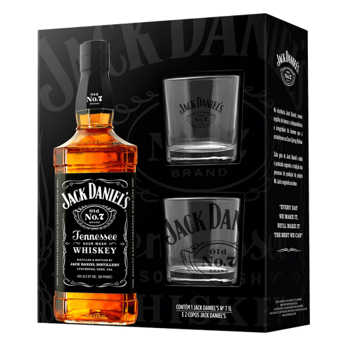 Kit-2-Copos---Whisky-Americano-Old-No.-7-Jack-Daniel-s-Tenessee-1l