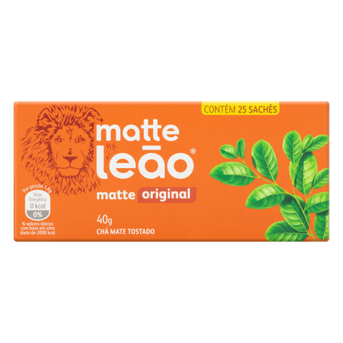 Cha-Mate-Tostado-Original-Matte-Leao-Caixa-40g-25-Unidades