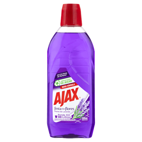 Limpador-Perfumado-de-Uso-Geral-Flores-de-Lavanda-Ajax-Festa-das-Flores-Frasco-500ml