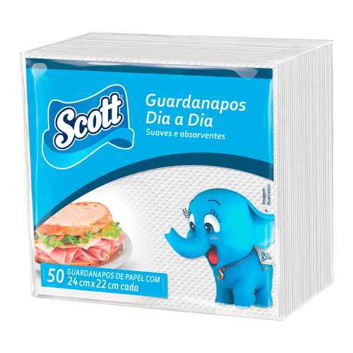 Guardanapo-De-Papel-Folha-Dupla-Scott-Dia-A-Dia-24cm-X-218cm-Pacote-50-Unidades Guardanapo-De-Papel-Folha-Dupla-Scott-Dia-A-Dia-24cm-X-218cm-Pacote-50-Unidades