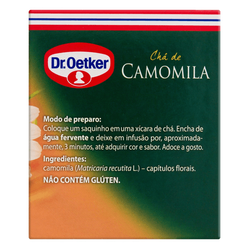 Cha-Ervas-Dr.Oetker-Camomila Cha-Ervas-Dr.Oetker-Camomila