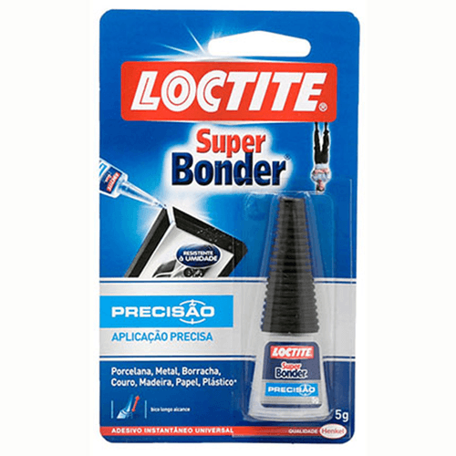 Adesivo-Instantaneo-Universal-Precisao-Loctite-Super-Bonder-Blister-5g Adesivo-Instantaneo-Universal-Precisao-Loctite-Super-Bonder-Blister-5g