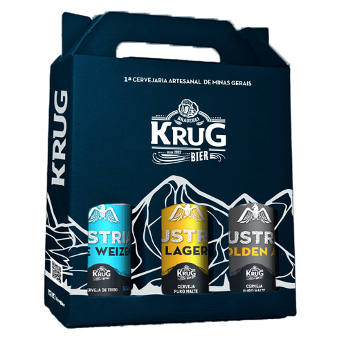 Kit-Cerveja-Austria-3x600ml---H-Weizen-|-Lager-|-Golden