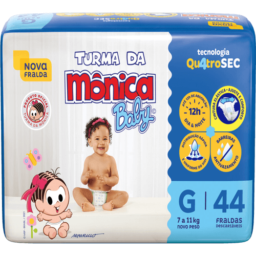 Fralda-Descartavel-Turma-da-Monica-Baby-G-7-a-11kg-Pacote-44-Unidades