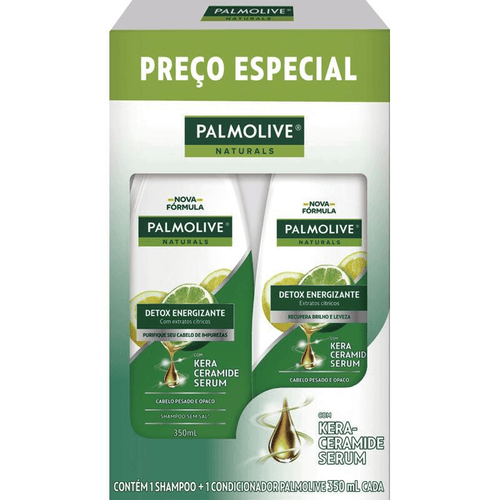 Kit-Shampoo---Condicionador-com-Extratos-Citricos-e-Kera-Ceramide-Serum-Palmolive-Naturals-Detox-Energizante-350ml-Cada-Preco-Especial