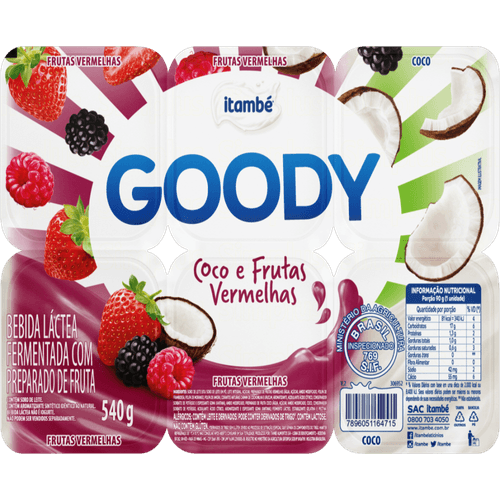 Bebida-Lactea-Fermentada-com-Preparado-de-Fruta-Coco---Frutas-Vermelhas-Itambe-Goody-Bandeja-510g-6-Unidades