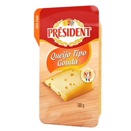 Queijo-Gouda-President-160g