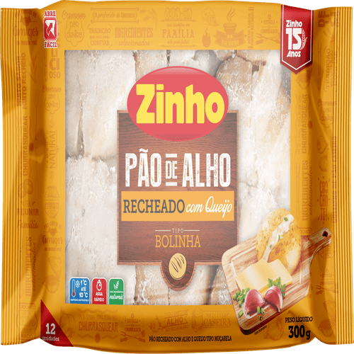 Pao-de-Alho-Bolinha-Recheio-Queijo-Zinho-Pacote-300g