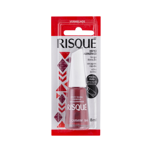 Esmalte-Cremoso-Carmim-Risque-Vermelhos-Blister-8ml Esmalte-Cremoso-Carmim-Risque-Vermelhos-Blister-8ml