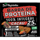 Barra-de-Proteina-7-Graos-100--Integral-Cacau-Da-Magrinha-Pacote-30g-2-Unidades-com-3-Quadradinhos-Cada