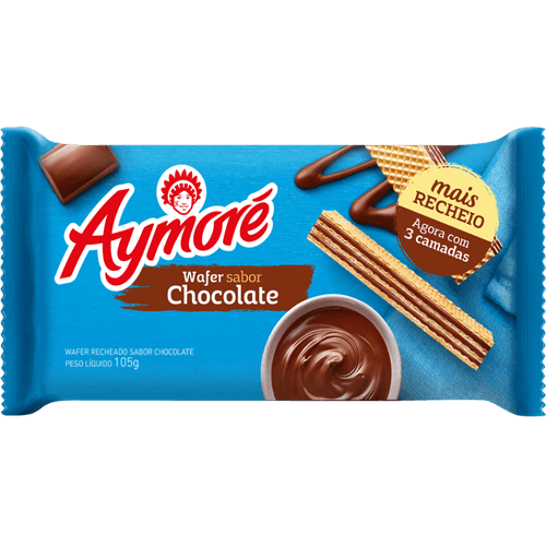 Biscoito-Wafer-com-Recheio-de-Chocolate-Aymore-Pacote-105g