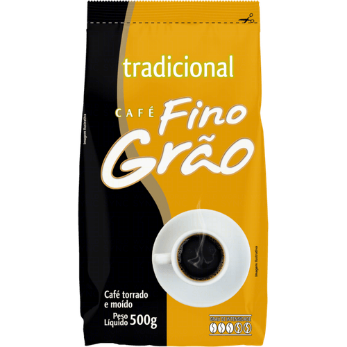 Cafe-Torrado-e-Moido-Tradicional-Fino-Grao-Pacote-500g