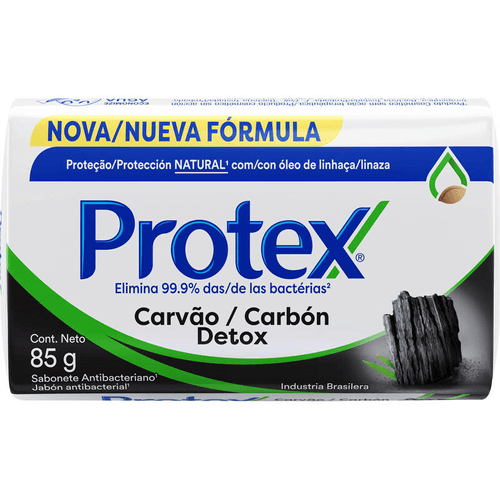 Sabonete-em-Barra-Antibacteriano-com-Oleo-de-Linhaca-Protex-Carvao-Detox-Envoltorio-85g