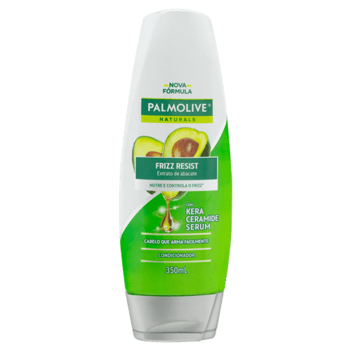 Condicionador-Extrato-de-Abacate-com-Kera-Ceramide-Serum-Palmolive-Naturals-Frizz-Resist-Frasco-350ml