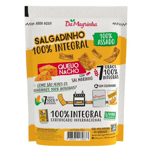 Salgadinho-100--Integral-com-Sal-Marinho-Queijo-Nacho-Da-Magrinha-7-Graos-Pouch-30g