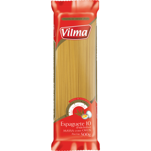 Massa-com-Ovos-Espaguete-Vilma-n°10-500g