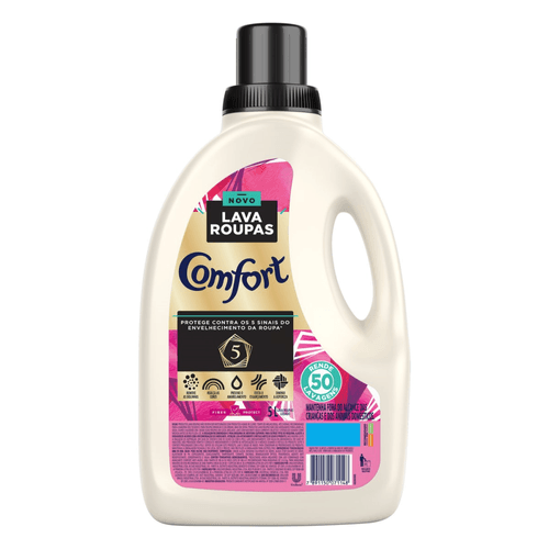 Lava-Roupas-Liquido-Fiber-Protect-Oleo-de-Argan-Comfort-Galao-5l Lava-Roupas-Liquido-Fiber-Protect-Oleo-de-Argan-Comfort-Galao-5l
