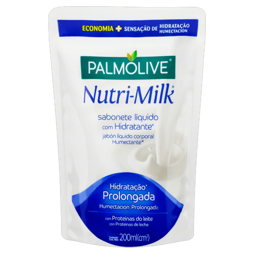 Sabonete-Liquido-Hidratante-Palmolive-Nutri-Milk-Sache-200ml-Refil Sabonete-Liquido-Hidratante-Palmolive-Nutri-Milk-Sache-200ml-Refil