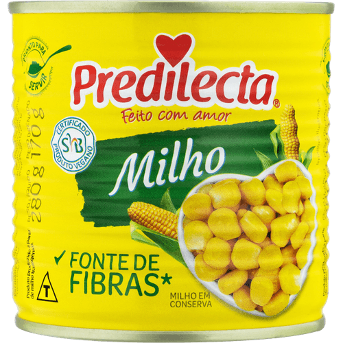 Milho-Verde-em-Conserva-sem-Adicao-de-Sal-Predilecta-Lata-Peso-Liquido-280g-Peso-Drenado-170g