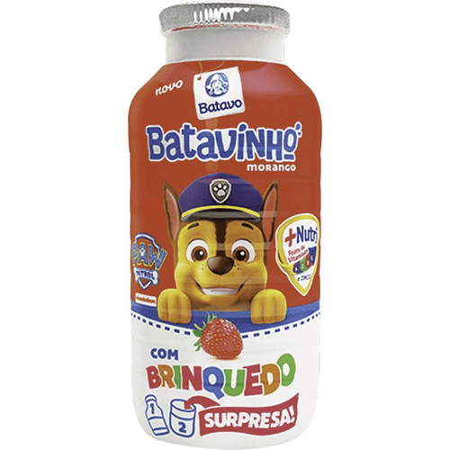 Iogurte-Parcialmente-Desnatado-com-Preparado-de-Morango-Paw-Patrol-com-Bolinha-Pula-Pula-Batavo-Batavinho-Surpresa-Frasco-110g Iogurte-Parcialmente-Desnatado-com-Preparado-de-Morango-Paw-Patrol-com-Bolinha-Pula-Pula-Batavo-Batavinho-Surpresa-Frasco-110g