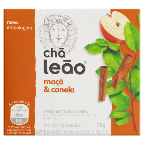 Cha-de-Maca---Canela-Cha-Leao-Caixa-20g-10-Unidades Cha-de-Maca---Canela-Cha-Leao-Caixa-20g-10-Unidades