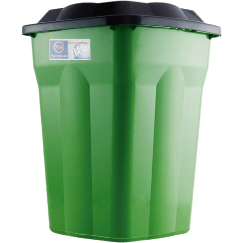 Cesto-Fechado-Verde-51l-Plasticos-Santana Cesto-Fechado-Verde-51l-Plasticos-Santana