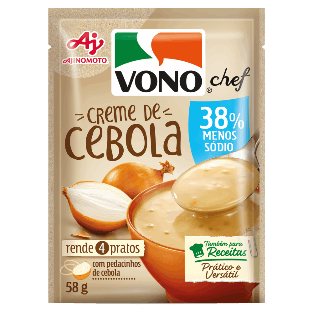 Creme de Cebola Menos Sódio Vono Chef 58 g