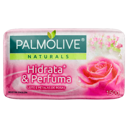 Sabonete-em-Barra-Hidrata---Perfuma-Leite-e-Petalas-de-Rosas-Palmolive-Naturals-Envoltorio-150g