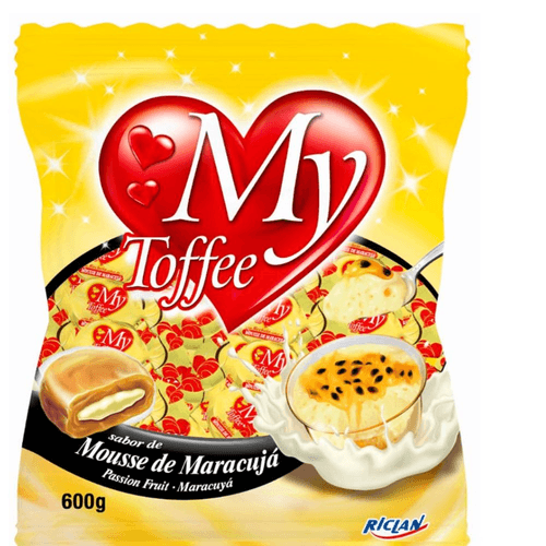Bala-Recheada-Toffee-Leite-Mousse-Marcuja-Pacote--600g Bala-Recheada-Toffee-Leite-Mousse-Marcuja-Pacote--600g