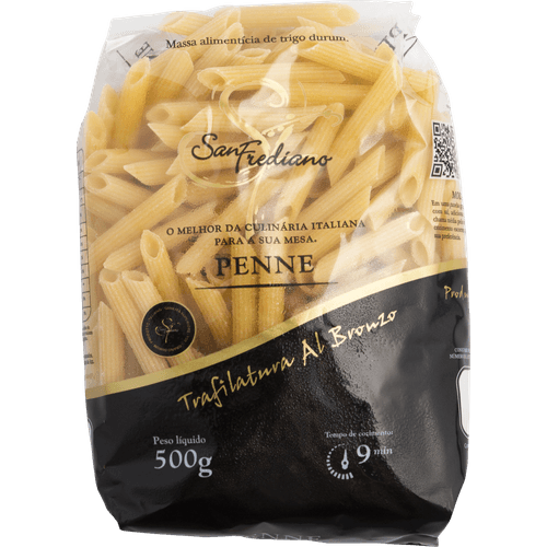 Macarrao-de-Semola-de-Trigo-Grano-Duro-Penne-San-Frediano-Pacote-500g