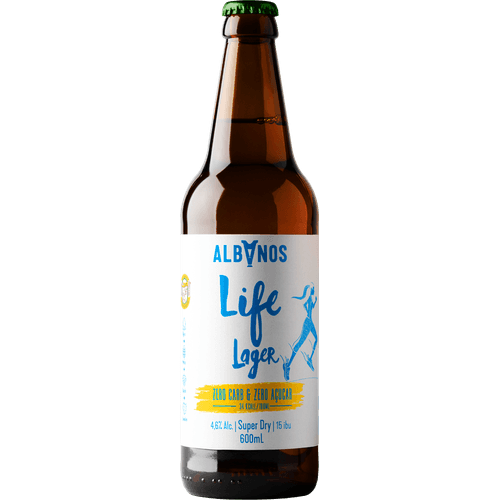 Cerveja-Albanos-Life-Lager-Super-Dry-Zero-Acucar-e-Zero-Carboidrato-600ml