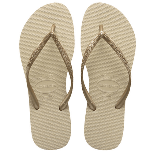 Sandalia-Havaianas-Slim-Areia-Dourado-Nº-41---42-Par Sandalia-Havaianas-Slim-Areia-Dourado-Nº-41---42-Par