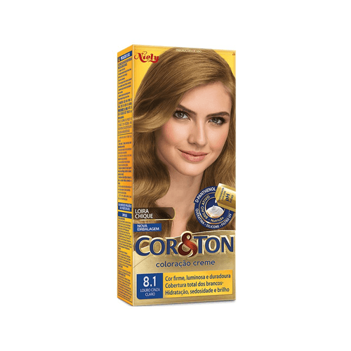 -Tintura-Permanente-Cor-Kit-Coloracao-Creme-8.1-Louro-Cinza-Claro-125g- -Tintura-Permanente-Cor-Kit-Coloracao-Creme-8.1-Louro-Cinza-Claro-125g-