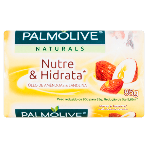 Sabonete-em-Barra-Nutre---Hidrata-Oleo-de-Amendoas---Lanolina-Palmolive-Naturals-Envoltorio-85g Sabonete-em-Barra-Nutre---Hidrata-Oleo-de-Amendoas---Lanolina-Palmolive-Naturals-Envoltorio-85g
