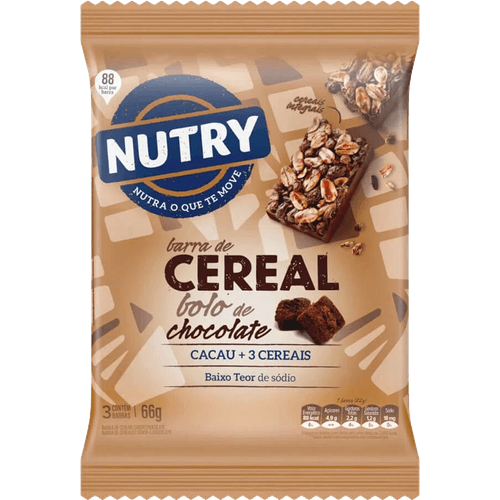 Barra-de-Cereal-Bolo-de-Chocolate-Nutry-Pacote-66g-3-Unidades