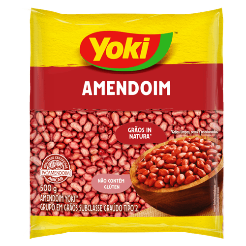 Amendoim-Graos-Tipo-2-Yoki-Pacote-500g Amendoim-Graos-Tipo-2-Yoki-Pacote-500g