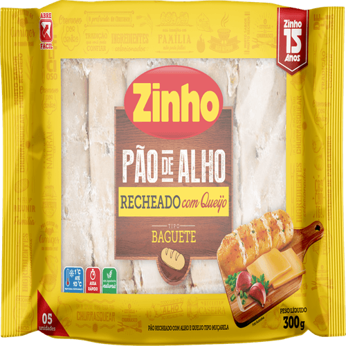 Pao-de-Alho-Baguete-Recheio-Queijo-Zinho-Pacote-300g