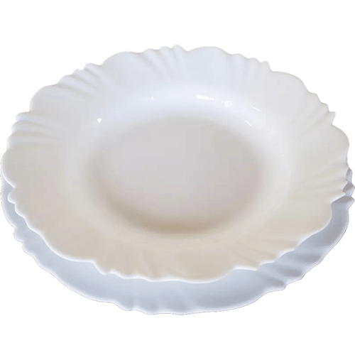 Prato-Opaline-Petala-Fundo-23-5-Cm Prato-Opaline-Petala-Fundo-23-5-Cm