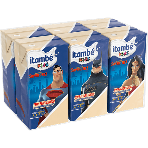 Leite-Fermentado-Desnatado-com-Preparado-de-Fruta-Laranja-Justice-League-Itambe-Kids-Caixa-6-Unidades-de-80g-Cada