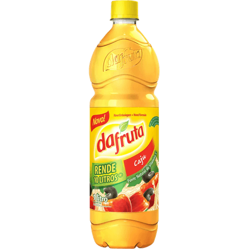 Suco-Concentrado-Liquido-para-Refresco-de-Fruta-Caju-sem-Adicao-de-Acucar-Dafruta-Garrafa-1l