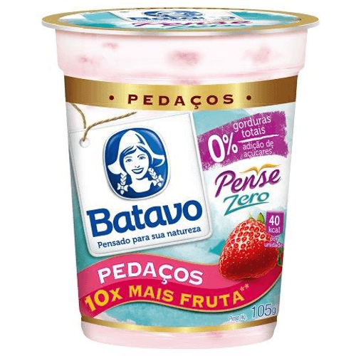 Iogurte-Desnatado-com-Preparado-de-Morango-Zero-Lactose-sem-Adicao-de-Acucar-Batavo-Pense-Zero-Pedacos-Copo-100g