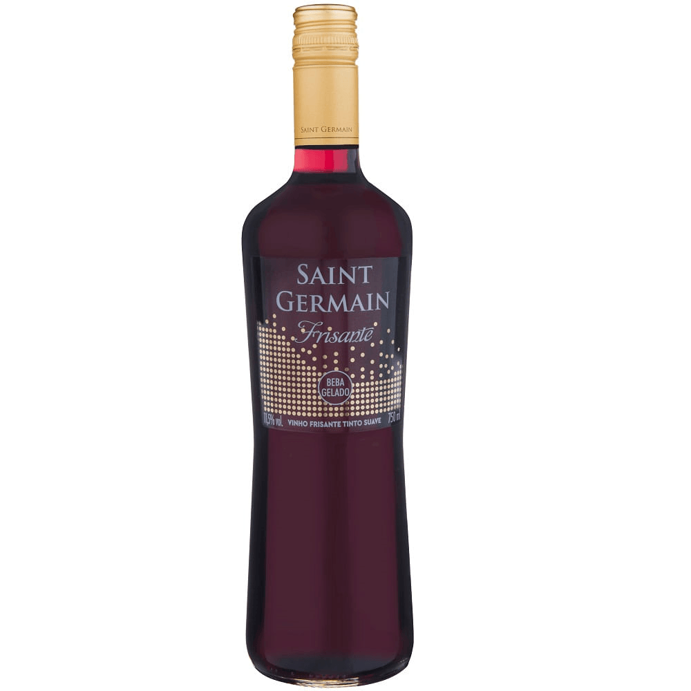 Vinho Brasileiro Tinto Frisante Suave Saint Germain Serra Gaúcha Garrafa  750ml - Apoio Entrega V2, image size:1000x1000