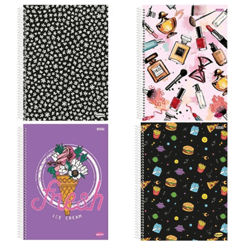 Caderno-Univ.-Cd-1x1-Kbom-Light-Feminino-96fls-S.d Caderno-Univ.-Cd-1x1-Kbom-Light-Feminino-96fls-S.d