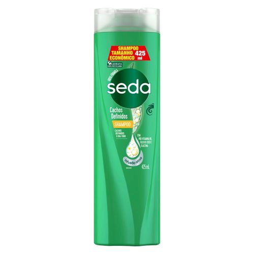 Shampoo com Pró-Vitamina B5, Óleo de Coco e Elastina Seda Cachos Definidos Frasco 425ml Tamanho Econômico