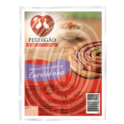 Linguica-Tipo-Calabresa-Enrolada-Perdigao-500G Linguica-Tipo-Calabresa-Enrolada-Perdigao-500G
