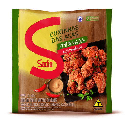Empanado-de-Frango-Coxinha-da-Asa-Drumette-Apimentada-Temperado-Pre-Frito-Cozido-e-Congelado-Sadia-Empanadissimo-Pacote-400g